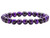 10mm Purple Tiger Eye Elastic Bracelet 7.5" dyed [b4g3p]