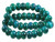 14mm Azurite Chrysocolla Rondelle Beads 15.5" dyed [wa160]