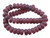 14mm Matte Amethyst Rondelle Beads 15.5" synthetic [s151m]