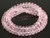 6mm Rose Quartz Faceted Rondelle Beads 15.5" dyed [sc2b1]
