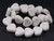 20mm White Sponge Coral Puff Heart Beads 15.5" natural [k6s20]