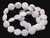 12mm White Jade Coin Beads 15.5" natural [wa157]