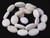 12x18mm White Jade Oval Beads 15.5" natural [wa175]