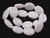 20x26mm White Jade Oval Beads 15.5" natural [wa285]