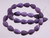 10x14mm Matte Plum Jade Faceted Tear Beads 15.5" natural [wa262m]