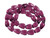 8x12mm Amethyst Tear Drop Beads 15.5" synthetic [u88a6]