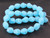 12mm Matte Aqua Quartz Skull Beads 15.5" synthetic [u91a70m]