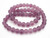 4mm Matte Amethyst Round Beads 15.5" synthetic [4a6m]