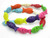 12x25mm Mix Magnesite Fish Beads 15.5" [t461x]