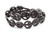10mm Black Magnesite Peace Beads 15.5" [t463k]
