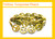 10mm Yellow Magnesite Peace Beads 15.5" [t463y]