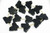 13x15mm Black Magnesite Butterfly Beads 15.5" [t465k]