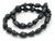 8x12mm Black Magnesite Nugget Beads 15.5" [t482k]