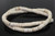 6mm White Magnesite Heishi Beads 15.5" [t546w]