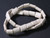 10x14mm White Magnesite Pillow Beads 15.5" [t548w]
