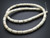 5x8mm White Magnesite Tube Beads 15.5" [t551w]