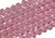 6x4mm Pink Glass Faceted Rondelle about 15.5" [uc2a5]