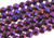 4mm Metallic Purple Glass Faceted Round About 100 Bead 15" [uc6b22]