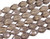 4x6mm Smoky Glass Faceted Rice about 15.5" [uc11a24]