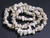 8-12mm White Turquoise Nugget Beads 15.5" stabilized [cd23]