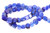 8mm Blue Agate Dice Beads 15.5" dyed [h24b]