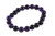 8mm Amethyst Elastic Bracelet 7.5" Natural dyed quartz [b3d11]