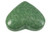 3.3" China Jade Puff Heart Collectible (Measure 82x68x36mm) [yc21]