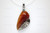 25x40mm Amber Horn Designer Bead Pendant with 925 Silver Setting [z5257]