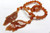 66x75mm Amber Horn Necklace 18" [z7542]