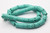 10mm Turquoise Wave Heishi Beads 15.5" stabilized [ts156]