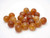 12mm Natural Amber Horn Beads 10pcs, A Grade [12z1ai]
