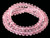 8mm Rose Quartz Faceted Rondelle Beads 15.5" dyed [sc3b1]