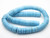 12mm Blue Turquoise Heishi Beads 15.5" stabilized [ts122]