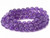 8mm Amethyst Round Beads 15.5" synthetic [8a6]