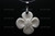 35X35mm Buffalo Bone Flower Designer Bead Pendant. [z1392]