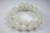 15mm White Jade Dice Beads 15.5" natural [w342]