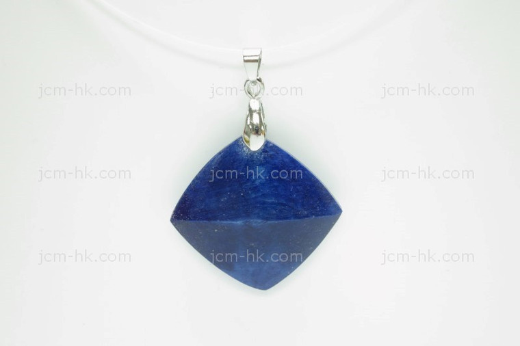 30x30mm Buffalo Bone Carved Designer Bead Pendant, Natural Dyed [z1089]