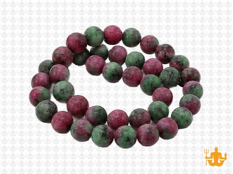 8mm Matte Watermelon Agate Round Beads 15.5" dyed [8r39m]