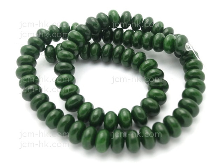 6mm BC Color Jade Rondelle Beads 15.5" dyed [h3c48-6]