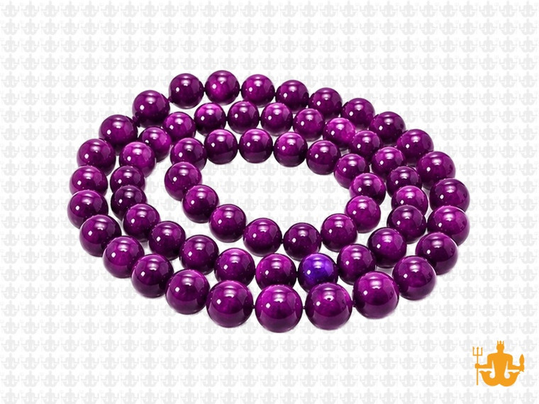 6mm Fuchsia Jade Round Beads 15.5" dyed [6b5m]