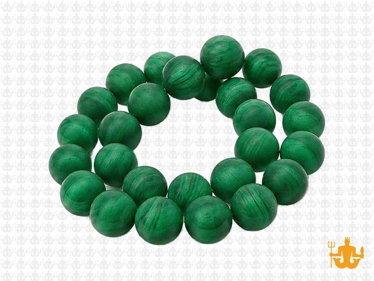 10mm Matte Green Agate Round Beads 15.5" dyed [10f13m]