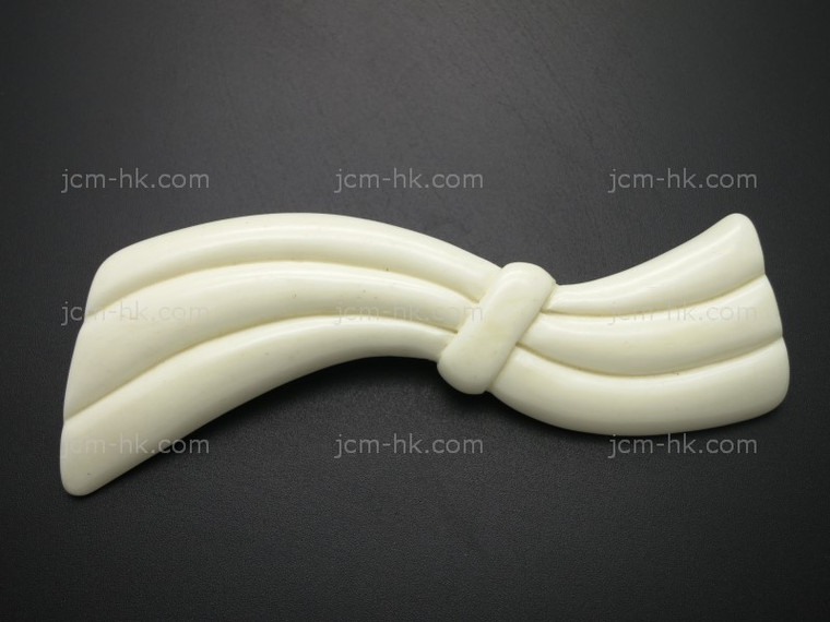 30X96mm Buffalo Bone Carved Part (Top & Bottom Drill) [z1755]