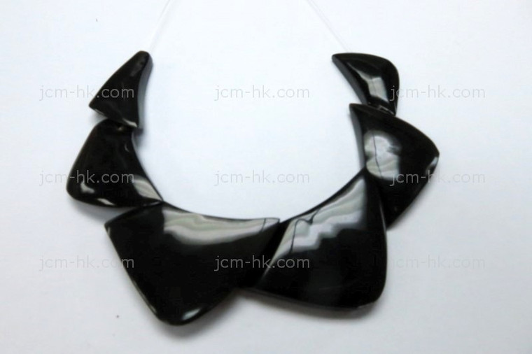 110X30mm Buffalo Horn Part Full Drill 6pcs. [z1897]