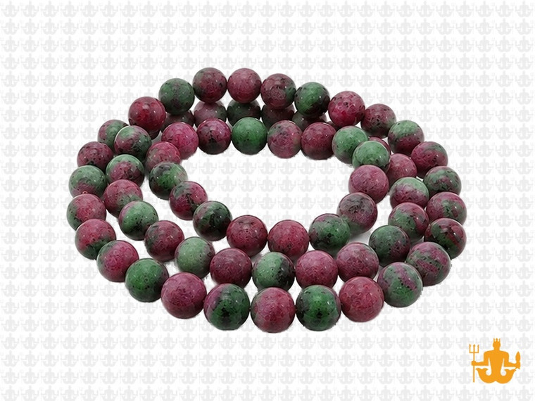 6mm Matte Watermelon Agate Round Beads 15.5" dyed [6r39m]