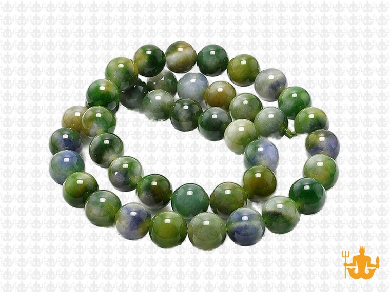 8mm Mix Ice Quartz Round Beads 15.5" dyed [8r19x]