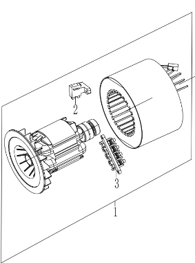 ROTOR STATOR ASSEMBLY 10KW