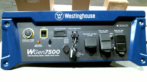 CONTROL PANEL ASSEMBLY (WGen7500)