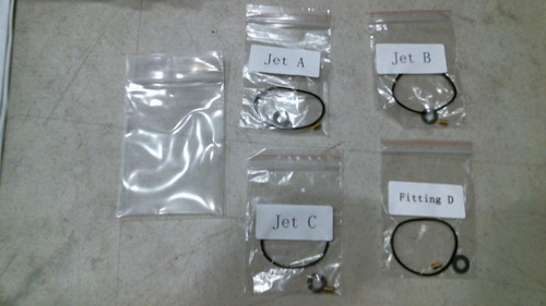 High Altitude Jet Kit  98cc
#A= 2K to 3K
#B= 3K to 6K
#C= 6K to 7K