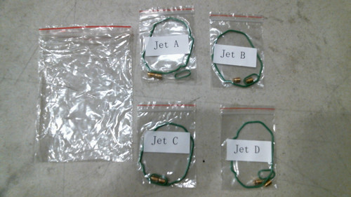 High Altitude Carburetor Assy 713cc
A=2K to 3K feet 
B=3K to 5K feet 
C=5K to 6K feet 
D=6K to 7K feet 

When pulling, you will need 2 of each



