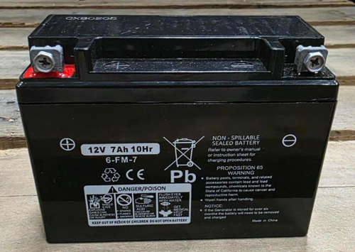 Battery 12V 7Ah 10 hr (6-FM-7)




YTX7-BS 